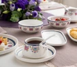 Emsan Ethnic Pink Porselen 32 Parça 6 Kişilik Kahvaltı/Servis Takımı
