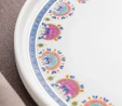 Emsan Ethnic Pink Porselen 32 Parça 6 Kişilik Kahvaltı/Servis Takımı