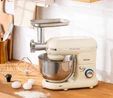Emsan Bella Gusto Comfort Kıyma Çekme Aparatlı Hamur Yoğurma Makinesi  Krem 1300W 5,5L
