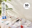 Emsan Viola Porselen 30 Parça 6 Kişilik Kahvaltı Takımı