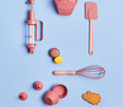 Emsan Pastry Chef Gift Pasta Hazırlık Seti Pembe