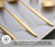 Emsan Alisa 30 Parça Parlak Gold Kutulu Çatal Kaşık Bıçak Takımı