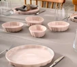 Emsan Cozy 14 Parça 6 Kişilik Porselen Kahvaltı Takımı Pembe