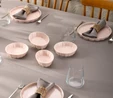 Emsan Cozy 14 Parça 6 Kişilik Porselen Kahvaltı Takımı Pembe