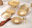 Emsan Golden 7 Parça Cam Pasta / Tatlı Seti