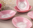 Emsan Pastel 6 Parça Cam Gondol 12 cm Pembe