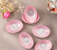 Emsan Pastel 6 Parça Cam Gondol 12 cm Pembe