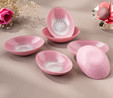 Emsan Pastel 6 Parça Cam Gondol 12 cm Pembe