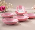 Emsan Pastel 6 Parça Cam Gondol 12 cm Pembe