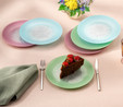 Emsan Pastel 6 Kişilik Cam Pasta Seti 21 cm