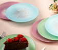 Emsan Pastel 6 Kişilik Cam Pasta Seti 21 cm