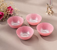 Emsan Pastel 4 Parça Cam Kase 10 cm Pembe
