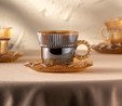 Emsan Hatrı Var Amber 80 ml 6'lı Kahve Fincanı Takımı