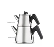 Jumbo Ground Midi Steel Çaydanlık Takımı