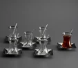 Jumbo Timeless 18 Parça Çay Seti Çelik