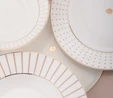 Jumbo Navy 24 Parça 6 Kişilik Yemek Takımı Beige