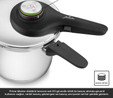Jumbo Prime Master 4 + 6L Çelik 2 Parça Düdüklü Tencere Seti 