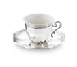 Jumbo Timeless MMXXV Tek Kişilik Kahve Fincan Seti Silver