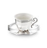 Jumbo Timeless MMXXV Çift Kişilik Kahve Fincan Seti Silver