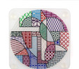 Jumbo X İstanbul Modern Nevin Aladağ Parıldayan Renkler - Coaster 2'li