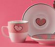 Apricot Valentines 2 Kişilik Kahve Fincanı Takımı