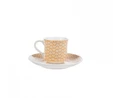 Apricot Vivi Gold 6 Kişilik Kahve Fincanı Takımı 70 ml