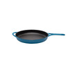 Pot Art Mavi Düz Döküm Tava 28 cm
