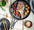 Pot Art Siyah Döküm Grill Tava 28 cm