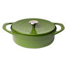 Pot Art Sığ Döküm Tencere Yeşil 26 cm