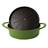 Pot Art Sığ Döküm Tencere Yeşil 26 cm