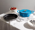 Pot Art Düz Döküm Tava Gri 28 cm