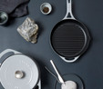 Pot Art Grill Döküm Tava Gri 28 cm