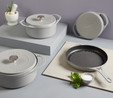 Pot Art Grill Döküm Tava Gri 28 cm