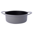 Pot Art Derin Döküm Tencere Mat Emayeli Gri 28 cm