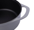 Pot Art Derin Döküm Tencere Mat Emayeli Gri 28 cm