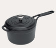 Pot Art 18 Cm Yuvarlak Sos Tencere Mat Siyah