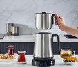 Homend Royaltea Elegant 1775h Konuşan Çay Makinesi Inox Siyah