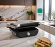 Homend Grilliant 1366H Inox Gövdeli Çıkarılabilir Döküm Plakalı Tost ve Izgara Makinesi