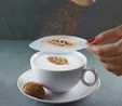 Aerolatte Cappuccino Art Şablonu 6 Eğlenceli Tasarım