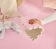Kaşmir Halı Puzzle Mat Pudra Pembe 30x30 cm