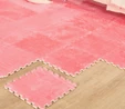 Kaşmir Halı Puzzle Mat Pembe 30x30 cm