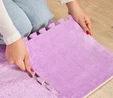Kaşmir Halı Puzzle Mat Mor 30x30 cm