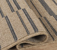 Kaşmir Halı Kilim Jüt Ravon Blue 80x300 cm