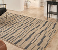 Kaşmir Halı Kilim Jüt Ravon Blue 80x300 cm
