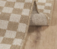 Kaşmir Halı Kilim Jüt Dorne White 80x300 cm