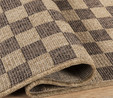 Kaşmir Halı Kilim Jüt Dorne Brown 80x300 cm