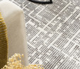  Kaşmir Halı 7/24 İskandinav Sten Gri 100x300 cm