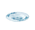 Guzzini Josephine Çukur Tabak 24 cm Mavi