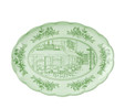 Guzzini Josephine Servis Tabağı Large 51x38 cm Yeşil 