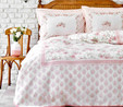 Karaca Home Enila Somon Çift Kişilik Soft İspanyol Battaniye Set